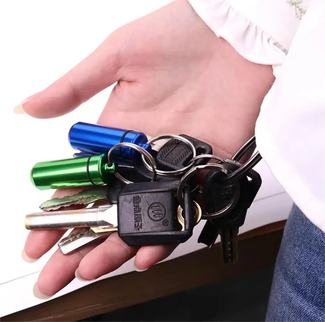 3PCS Mini Portable Travel Pill Box All-In-One Carrying Easily Clean Refill Pills Prevent Falling Out Pill Storage Container