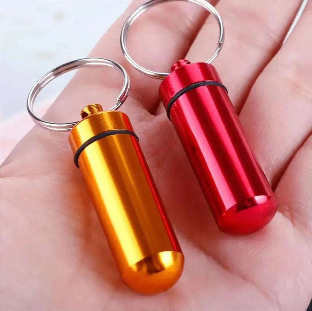 3PCS Mini Portable Travel Pill Box All-In-One Carrying Easily Clean Refill Pills Prevent Falling Out Pill Storage Container