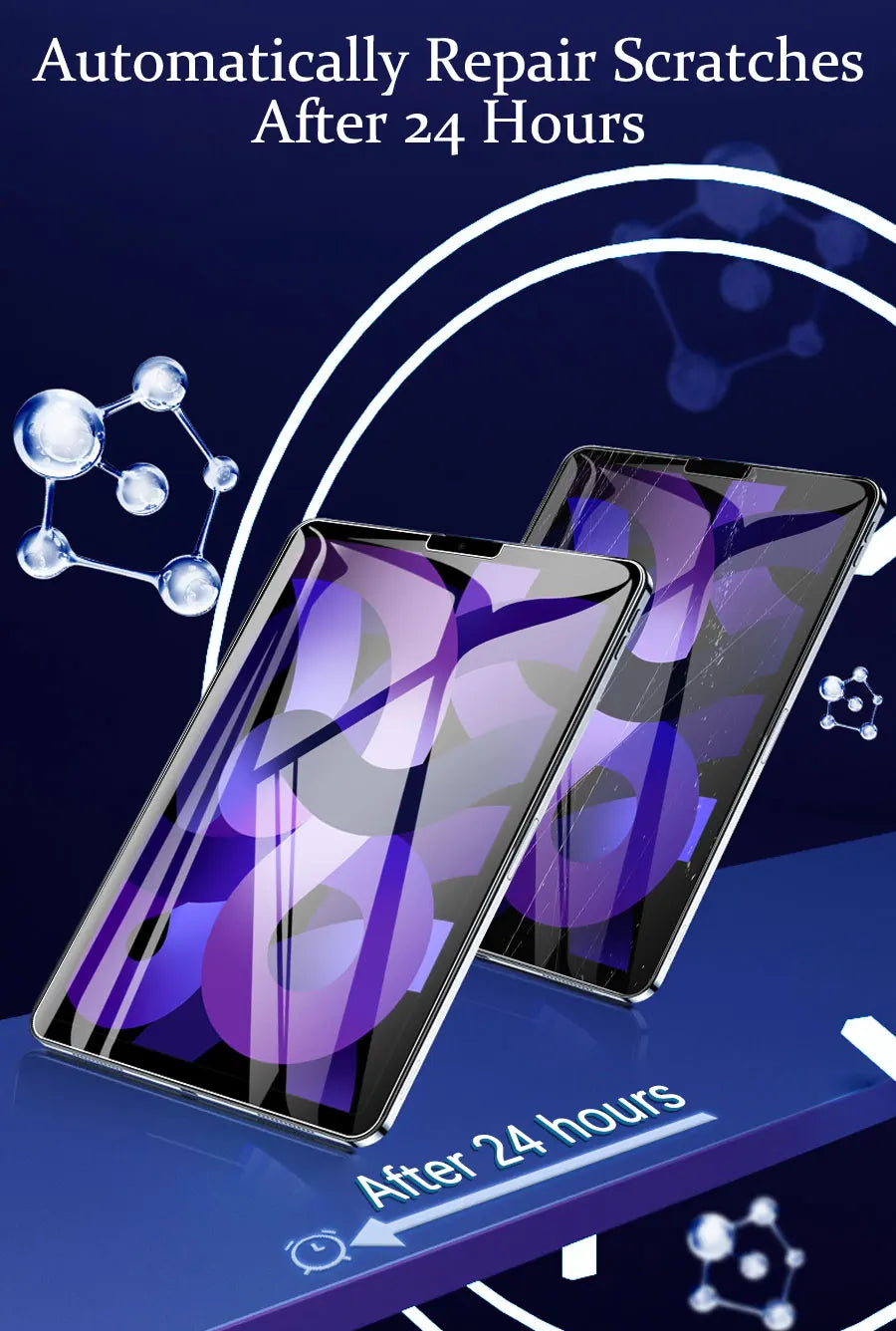 2PCS Hydrogel Film For Ipad Pro 11 12.9 Air 4 5 13 2024 Screen Protector For Ipad Mini 6 2 3 10.2 9.7 2021 9 Genration Not Glass