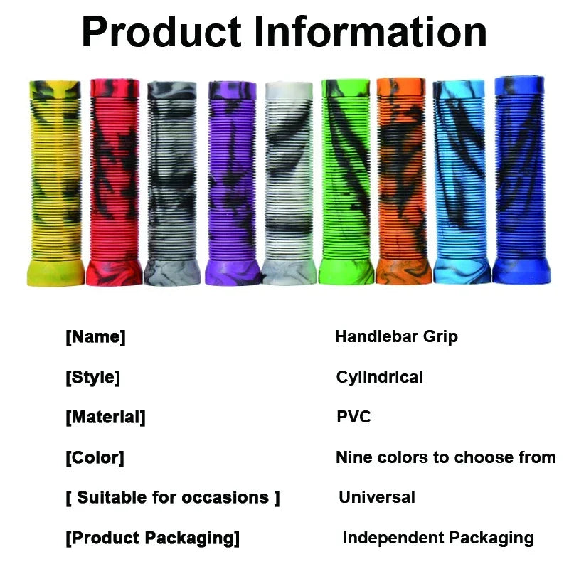 MTB Cuffs Soft Rubber Bicycle Handlebar Grips Waterproof Mountain Bike Grips Dustproof Bike Handles Non-slip MTB Grip
