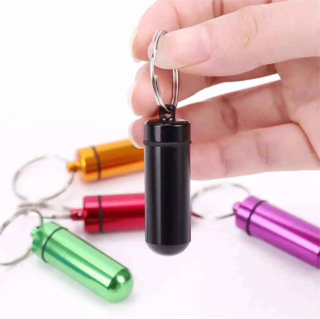 3PCS Mini Portable Travel Pill Box All-In-One Carrying Easily Clean Refill Pills Prevent Falling Out Pill Storage Container