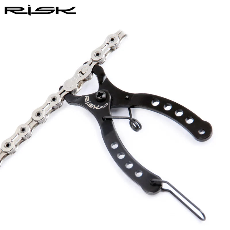 RISK RL216 Bike Mini Missing Chain Quick Link Tool Bicycle Plier Master Link Remover Connector Opener Lever with Free Chain Hook