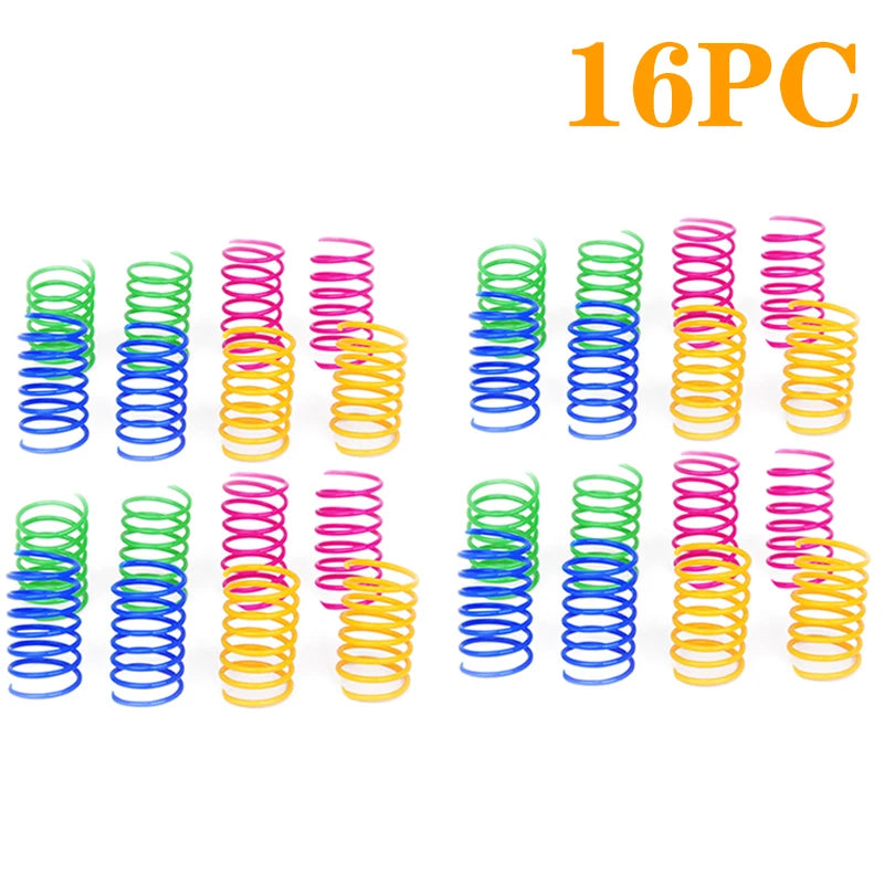Kitten Coil Spiral Springs Cat Toys Interactive Gauge Cat Spring Toy Colorful Springs Cat Pet Toy Pet Products
