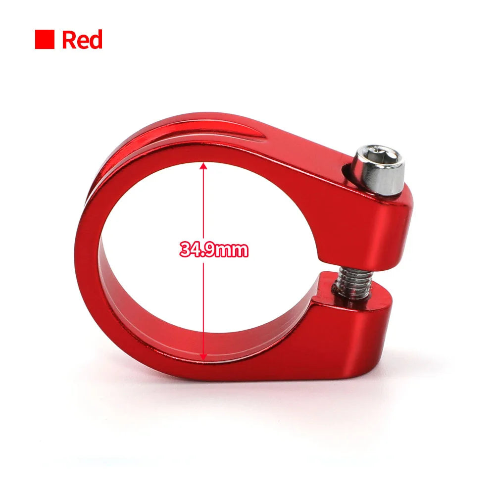 Aluminum Alloy Bicycle Seatpost Clamp 28.6/31.8/34.9mm Seat Tube Clamp MTB Bike Seat Tube Clip Bike Parts Bike Saddle Seat Clamp
