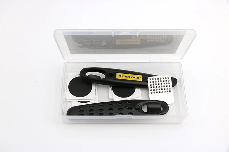 Bicycle Glueless Chip Patches Kit Tyre Tire Lever Wheel Repair Tool MTB Mountain Bike Road Inner Tire Piece Cycling Accessories