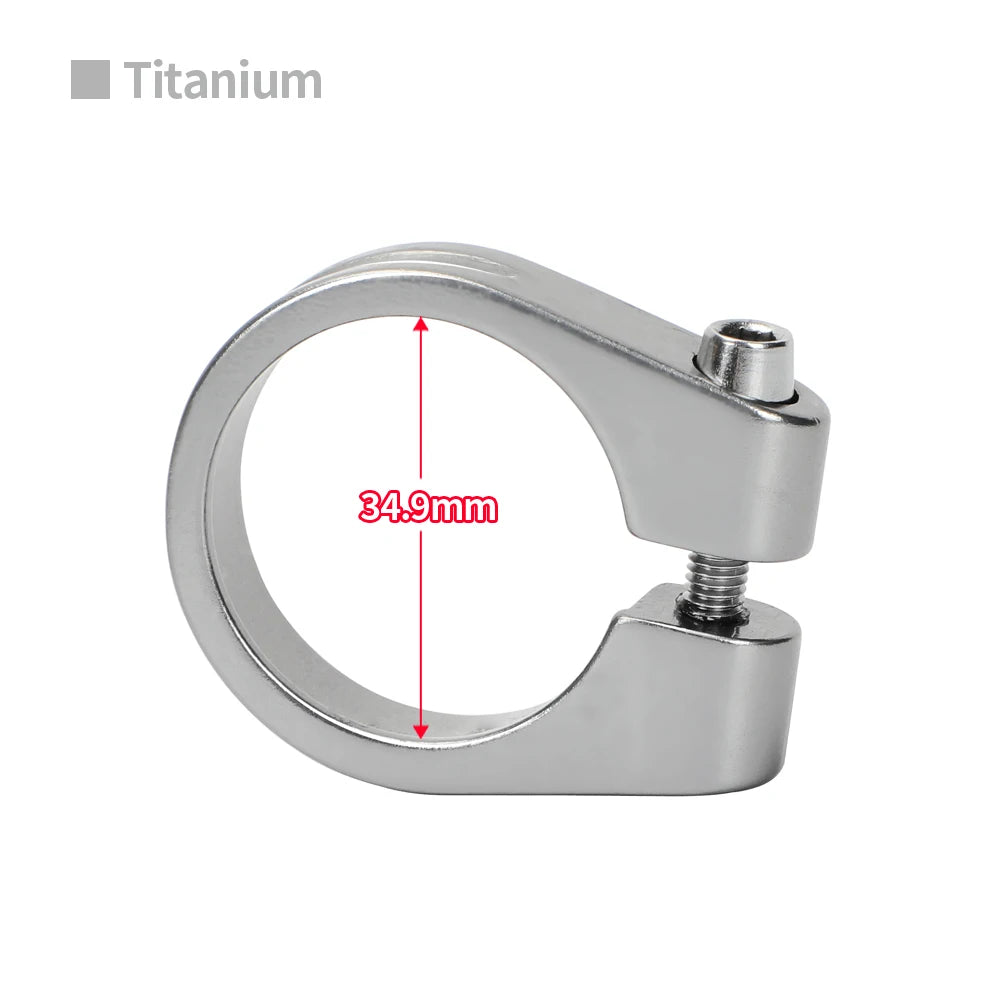 Aluminum Alloy Bicycle Seatpost Clamp 28.6/31.8/34.9mm Seat Tube Clamp MTB Bike Seat Tube Clip Bike Parts Bike Saddle Seat Clamp
