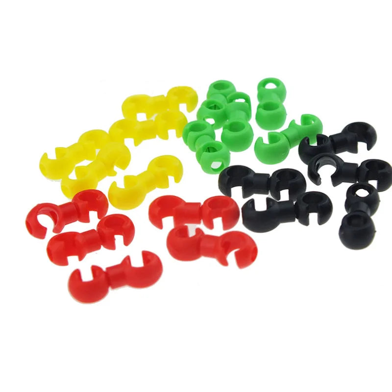 10PCS Mountain bike bicycle accessories handcuff type hub buckle storage device shift line pipe brake hose S buckle