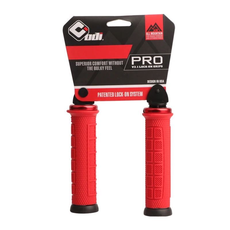ODI PRO Mtb Cuffs Mountain Bike Grips Silicone Cuffs Bicycle Handle Grip Lock On Handlebar Cover Hoses Cycling Non-slip For BMX