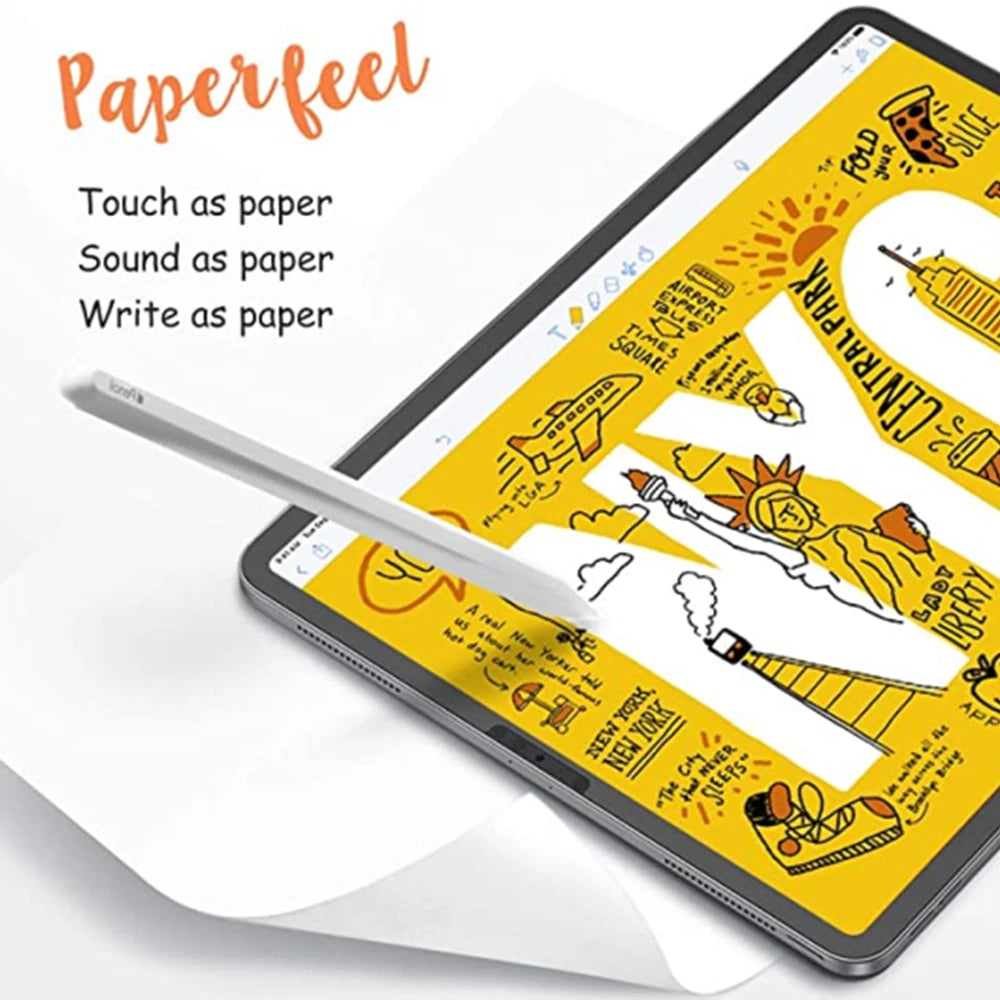 Paper-feel Screen Protector For iPad Air 6 2024 Pro 13 inch for iPad Pro 11 12 9 for iPad Air 4 5 iPad 10th Generation 10.2 Mini