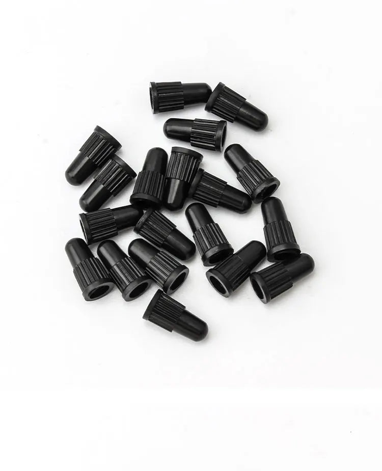 MUQZI 20PCS Bike Tire Valve Caps Presta Schrader Tubeless Rim Valve Dust Stem Covers MTB Road Bicycle Accessories