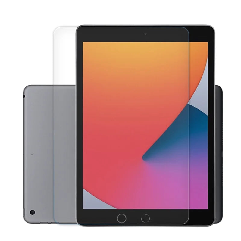 For iPad 10.2 9th 8th 7th Pro 9.7 10.5 10.9 11 Air Mini 6 5 4 3 2 1 7.9 2021 2020 2019 2018 2017 Tempered Glass Screen Protector