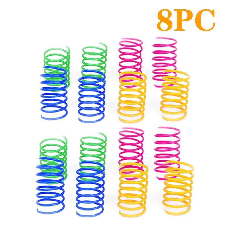 Kitten Coil Spiral Springs Cat Toys Interactive Gauge Cat Spring Toy Colorful Springs Cat Pet Toy Pet Products
