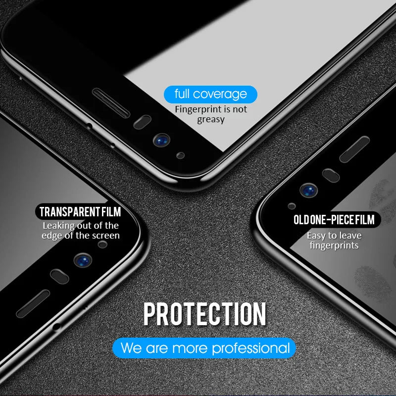 For Samsung Galaxy A55 5G Glass For Samsung A05s A05 A15 A25 A35 A55 Tempered Glass 2.5D Full Cover Glue Screen Protector Film