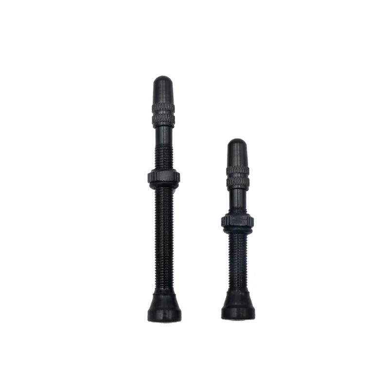 2Pcs 40/60MM Bicycle Vacuum Air Valve Durable Alloy Stem Brass Core F/V Presta MTB Bike Tubeless Tire Nozzle Cap Cycling Parts