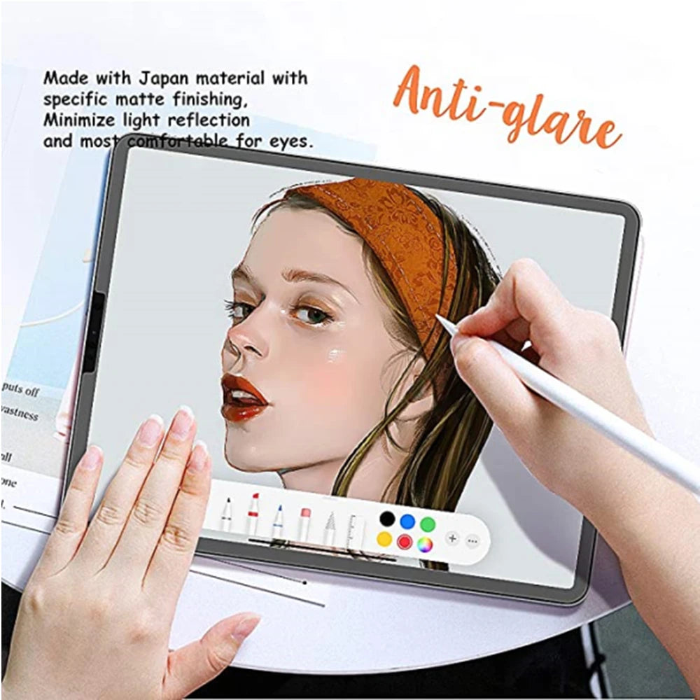 Paper-feel Screen Protector For iPad Air 6 2024 Pro 13 inch for iPad Pro 11 12 9 for iPad Air 4 5 iPad 10th Generation 10.2 Mini