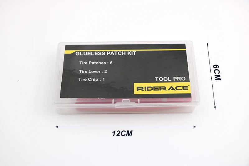 Bicycle Glueless Chip Patches Kit Tyre Tire Lever Wheel Repair Tool MTB Mountain Bike Road Inner Tire Piece Cycling Accessories