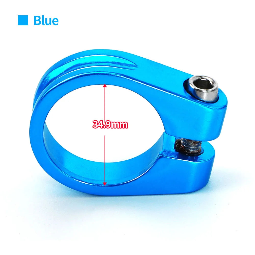 Aluminum Alloy Bicycle Seatpost Clamp 28.6/31.8/34.9mm Seat Tube Clamp MTB Bike Seat Tube Clip Bike Parts Bike Saddle Seat Clamp
