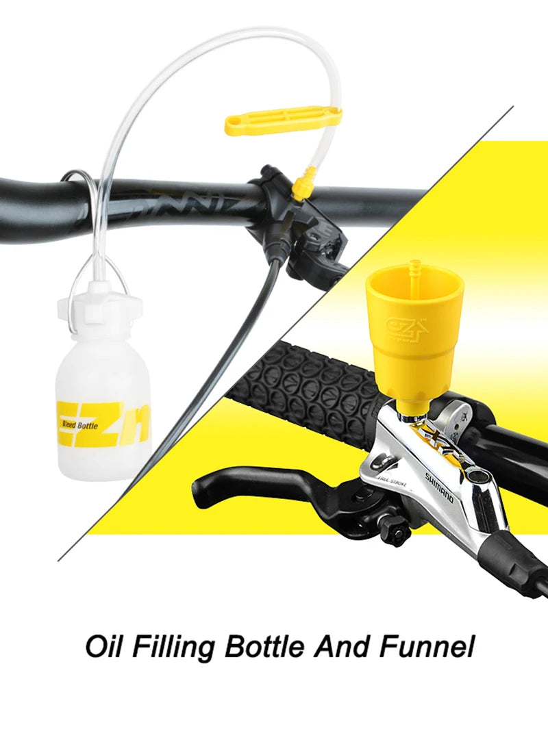 Universal Bicycle Hydraulic Disc Brake Oil Bleed kit For Shimano Magura Hope Tektro Sram Avid Mula Hayes Bike Brake Repair Tools