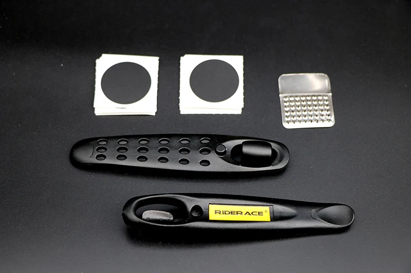Bicycle Glueless Chip Patches Kit Tyre Tire Lever Wheel Repair Tool MTB Mountain Bike Road Inner Tire Piece Cycling Accessories