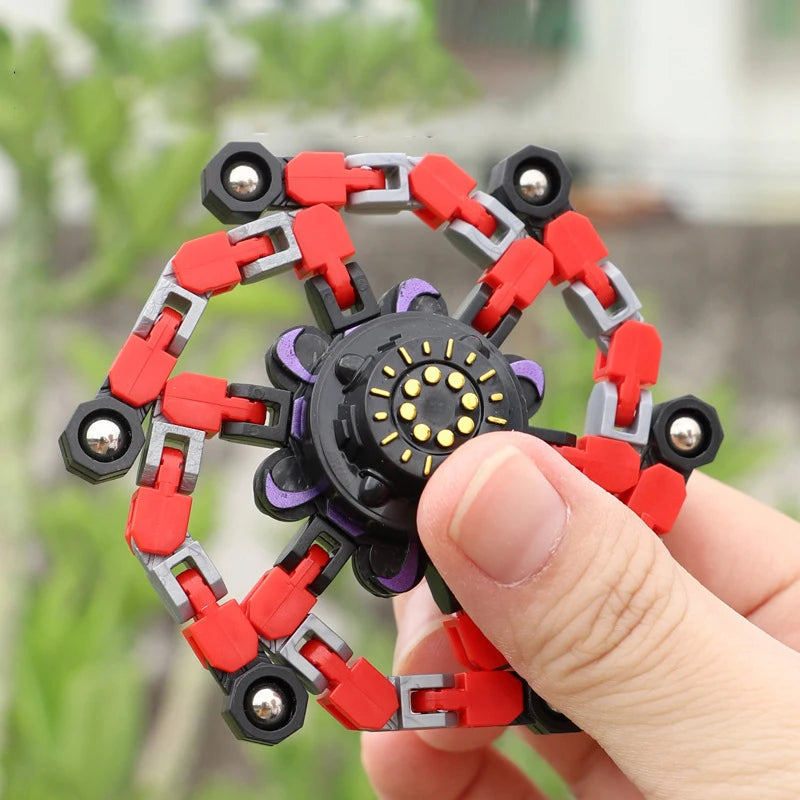 Deformed Fidget Spinner Chain Toys For Children Antistress Hand Spinner Vent Toys Adult Stress Relief Fidget Sensory Gyro Gift