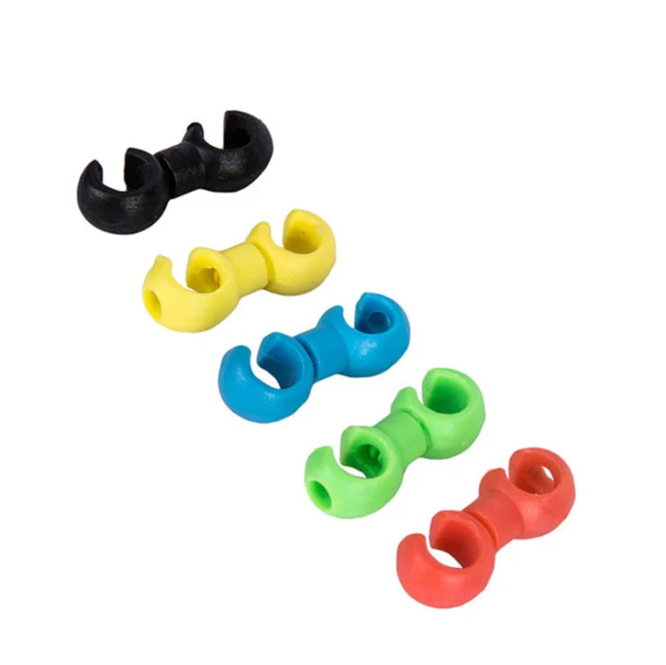 10PCS Mountain bike bicycle accessories handcuff type hub buckle storage device shift line pipe brake hose S buckle