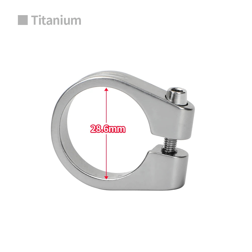 Aluminum Alloy Bicycle Seatpost Clamp 28.6/31.8/34.9mm Seat Tube Clamp MTB Bike Seat Tube Clip Bike Parts Bike Saddle Seat Clamp