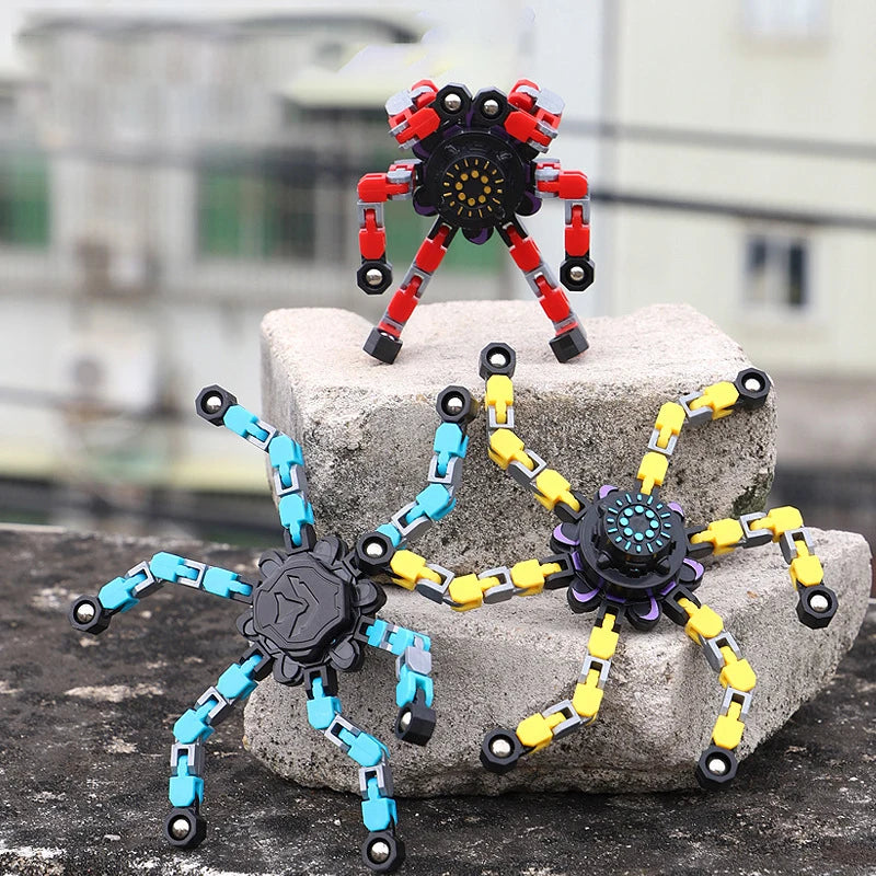 Deformed Fidget Spinner Chain Toys For Children Antistress Hand Spinner Vent Toys Adult Stress Relief Fidget Sensory Gyro Gift