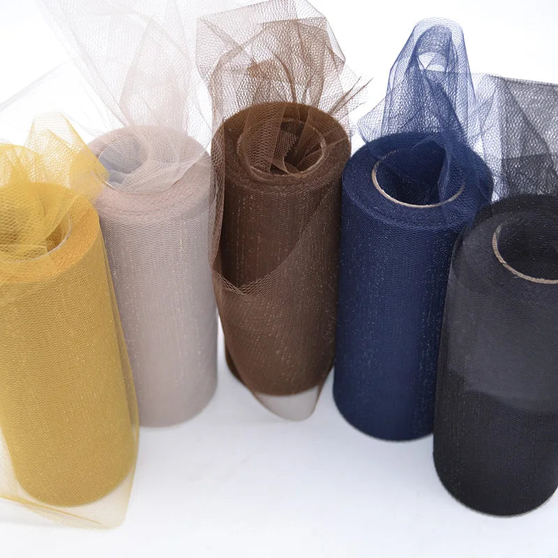 25Yards/Lot 6inch Tissue Tulle Roll Wedding Decoration Tutu Spool Craft Birthday Party Baby Shower Wedding Decor Supplies