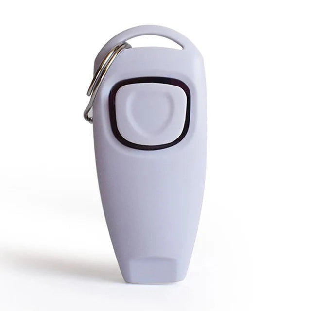 Pet Multifunction 2 in 1 Clicker & Whistle Dog Trainer Clicker With Keyring Pet Puppy Trainer Dog Flute & Clicker Pet Supplies