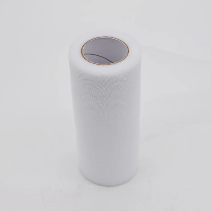 25Yards/Lot 6inch Tissue Tulle Roll Wedding Decoration Tutu Spool Craft Birthday Party Baby Shower Wedding Decor Supplies
