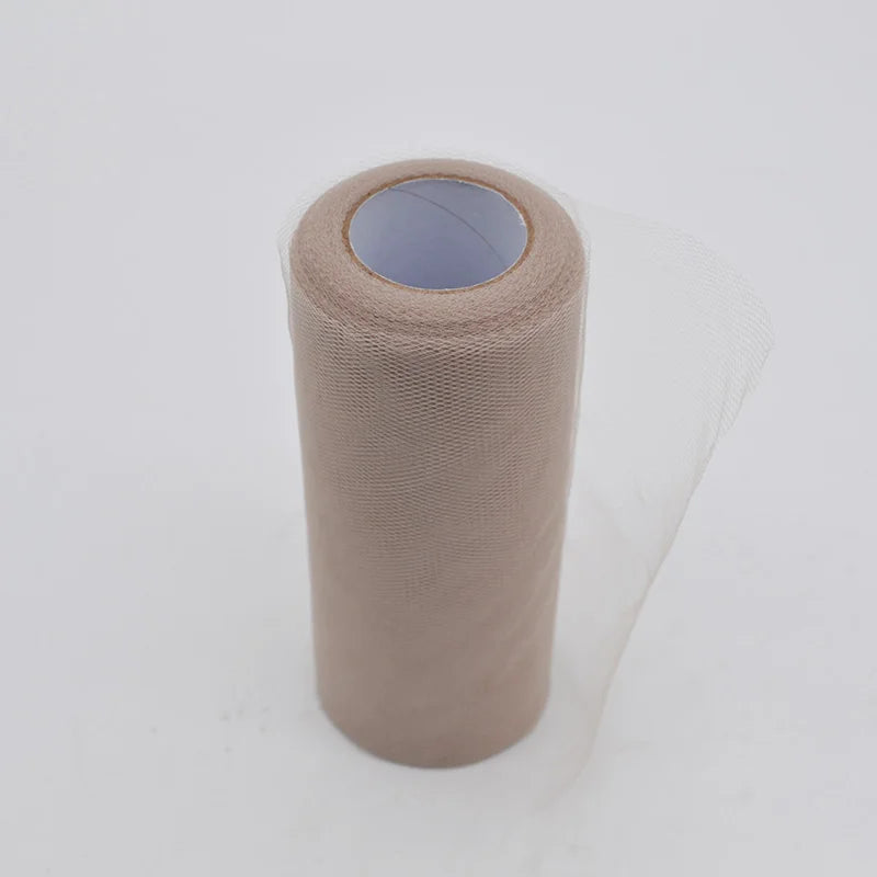 25Yards/Lot 6inch Tissue Tulle Roll Wedding Decoration Tutu Spool Craft Birthday Party Baby Shower Wedding Decor Supplies