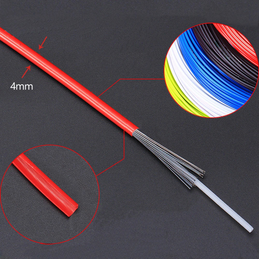 3m 4mm/5mm Bicycle Brake Cables Line Pipe Bike Shifters Derailleur Cable MTB Road Bike Shift Cable Wire Pipe High quality 6Color