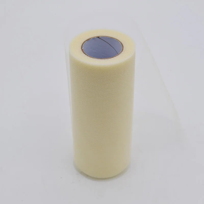25Yards/Lot 6inch Tissue Tulle Roll Wedding Decoration Tutu Spool Craft Birthday Party Baby Shower Wedding Decor Supplies