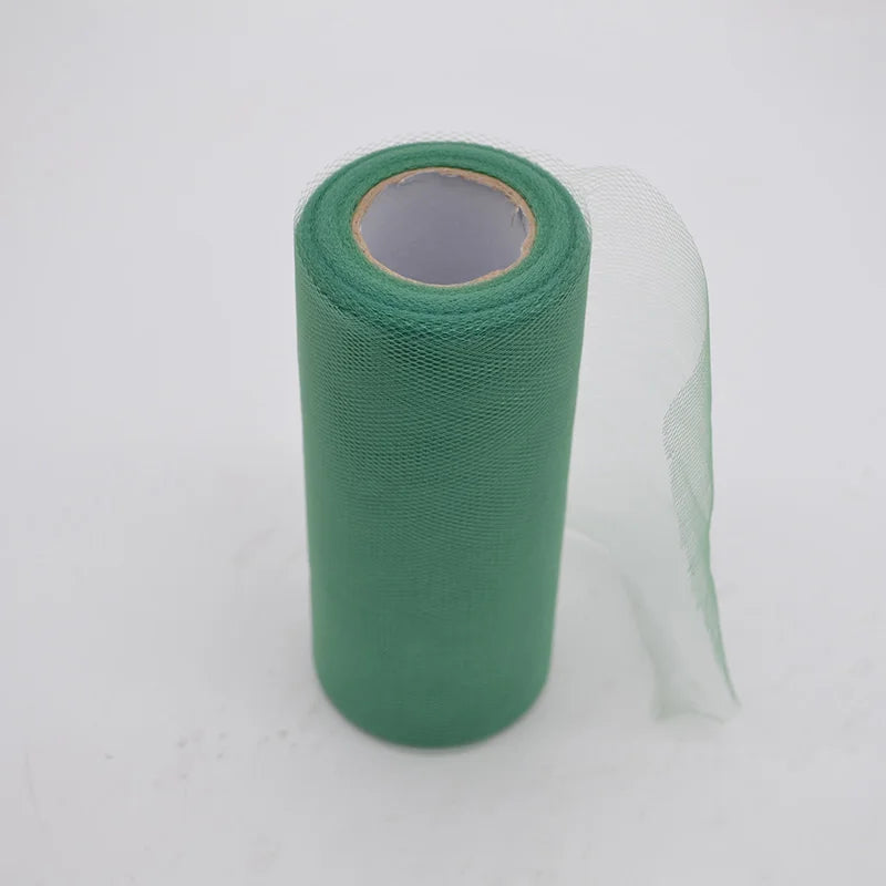 25Yards/Lot 6inch Tissue Tulle Roll Wedding Decoration Tutu Spool Craft Birthday Party Baby Shower Wedding Decor Supplies