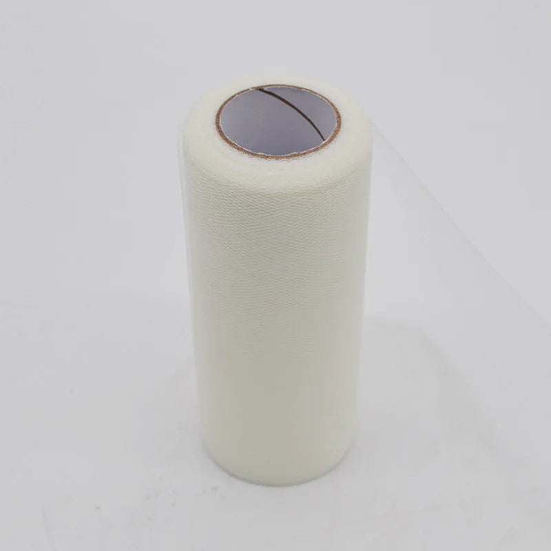 25Yards/Lot 6inch Tissue Tulle Roll Wedding Decoration Tutu Spool Craft Birthday Party Baby Shower Wedding Decor Supplies