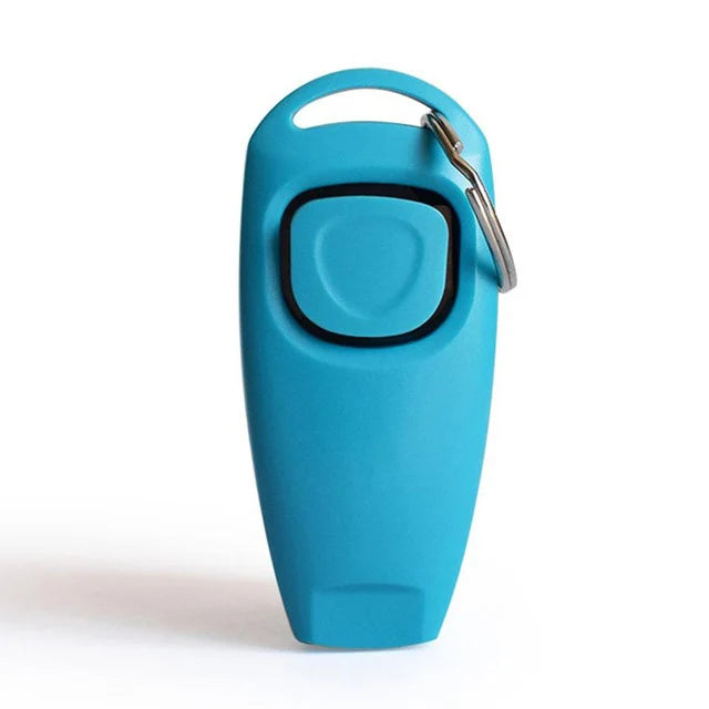 Pet Multifunction 2 in 1 Clicker & Whistle Dog Trainer Clicker With Keyring Pet Puppy Trainer Dog Flute & Clicker Pet Supplies