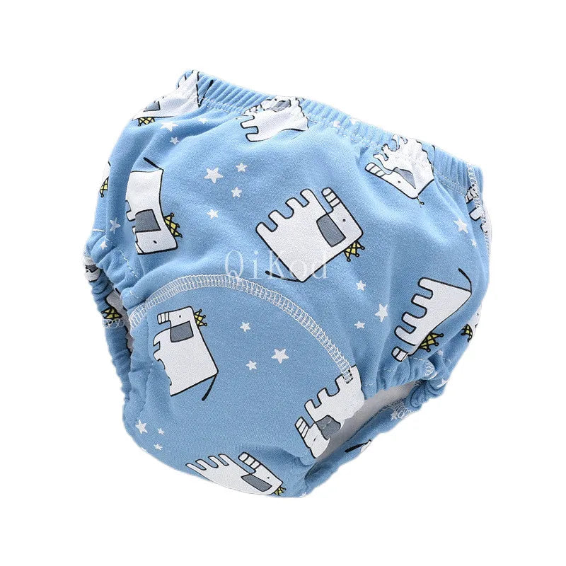 Baby Infant Toddler Waterproof Training Pants Cotton Changing Nappy Cloth Diaper Panties Gifts Reusable Washable 6 Layers Crotch
