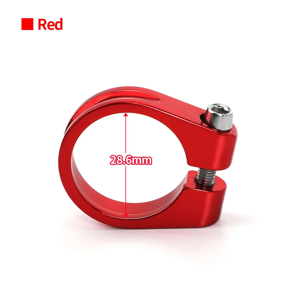 Aluminum Alloy Bicycle Seatpost Clamp 28.6/31.8/34.9mm Seat Tube Clamp MTB Bike Seat Tube Clip Bike Parts Bike Saddle Seat Clamp