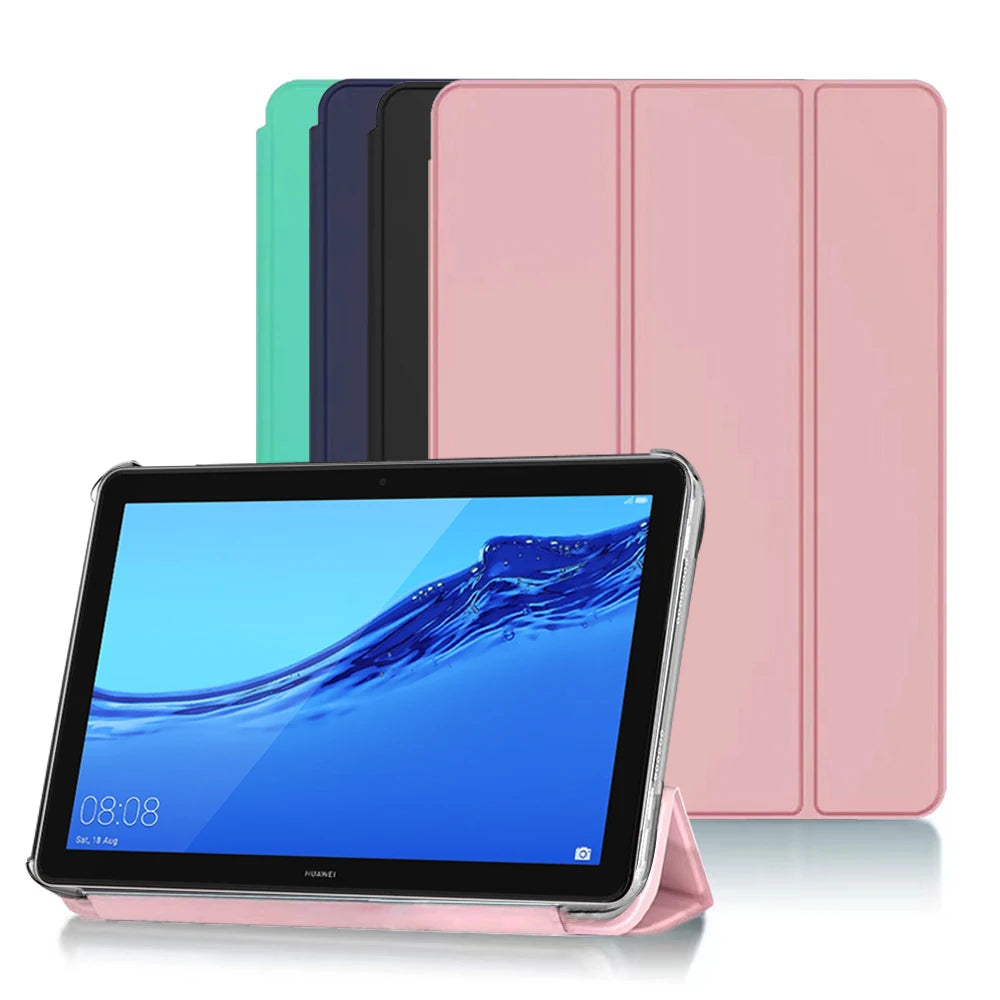 Huawei MediaPad T5 10.1'' Flip Tablet Case For t5 Cases Magnetic For AGS2-W09/W19 AGS2-L03/L09 Smart PU Leather Cover Funda