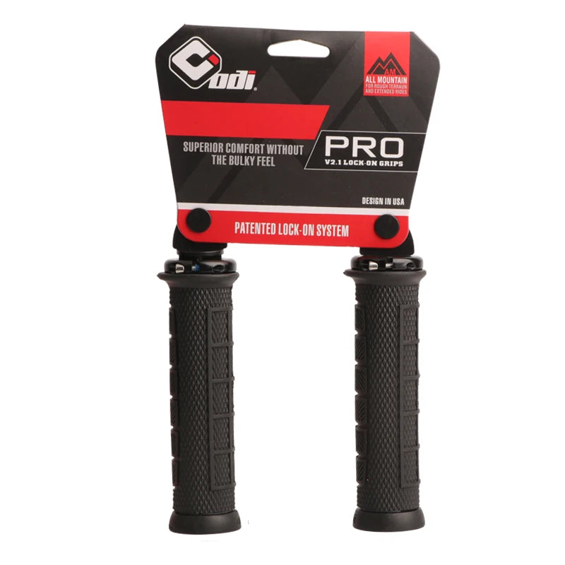 ODI PRO Mtb Cuffs Mountain Bike Grips Silicone Cuffs Bicycle Handle Grip Lock On Handlebar Cover Hoses Cycling Non-slip For BMX