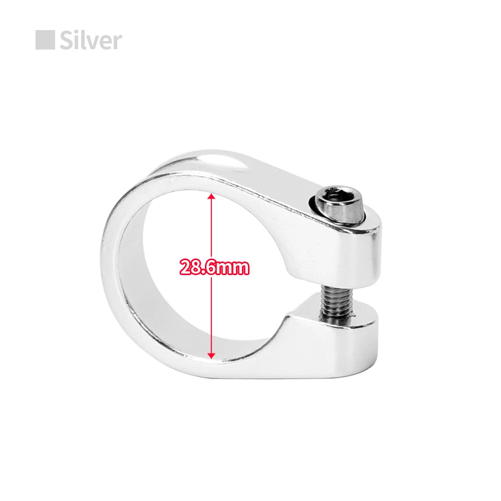 Aluminum Alloy Bicycle Seatpost Clamp 28.6/31.8/34.9mm Seat Tube Clamp MTB Bike Seat Tube Clip Bike Parts Bike Saddle Seat Clamp