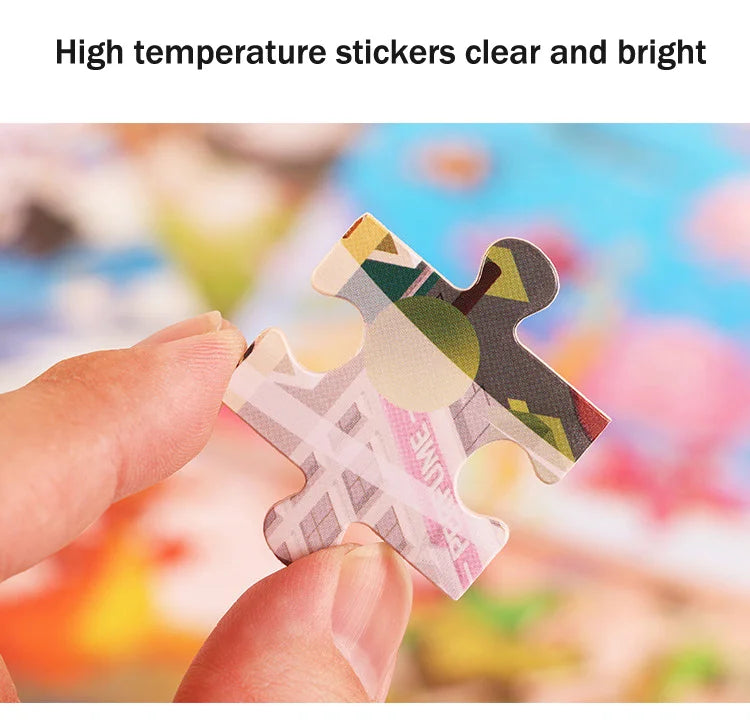 30 Pieces Wooden 3d Puzzles Cartoon Animal Jigsaw Puzzle Board Game Preschool Montessori Educational Toys For Children