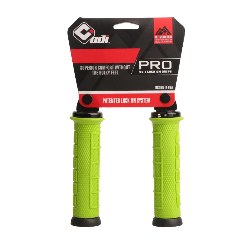 ODI PRO Mtb Cuffs Mountain Bike Grips Silicone Cuffs Bicycle Handle Grip Lock On Handlebar Cover Hoses Cycling Non-slip For BMX