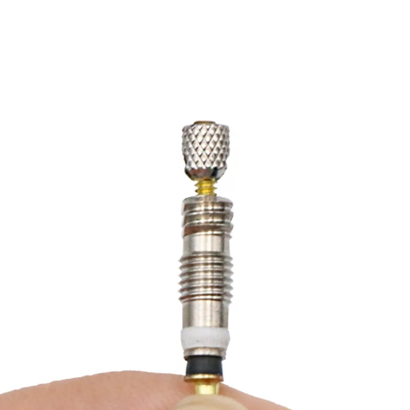 2Pcs 40/60MM Bicycle Vacuum Air Valve Durable Alloy Stem Brass Core F/V Presta MTB Bike Tubeless Tire Nozzle Cap Cycling Parts