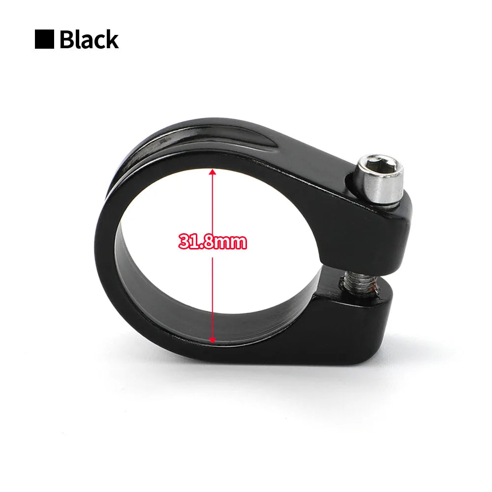 Aluminum Alloy Bicycle Seatpost Clamp 28.6/31.8/34.9mm Seat Tube Clamp MTB Bike Seat Tube Clip Bike Parts Bike Saddle Seat Clamp