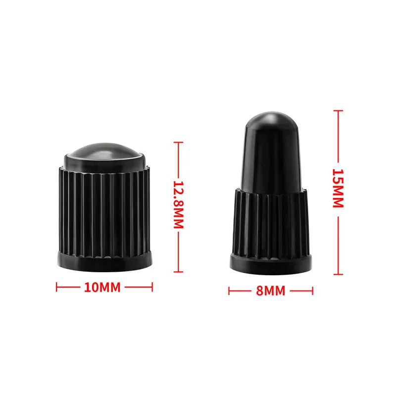 MUQZI 20PCS Bike Tire Valve Caps Presta Schrader Tubeless Rim Valve Dust Stem Covers MTB Road Bicycle Accessories