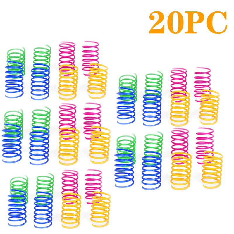 Kitten Coil Spiral Springs Cat Toys Interactive Gauge Cat Spring Toy Colorful Springs Cat Pet Toy Pet Products