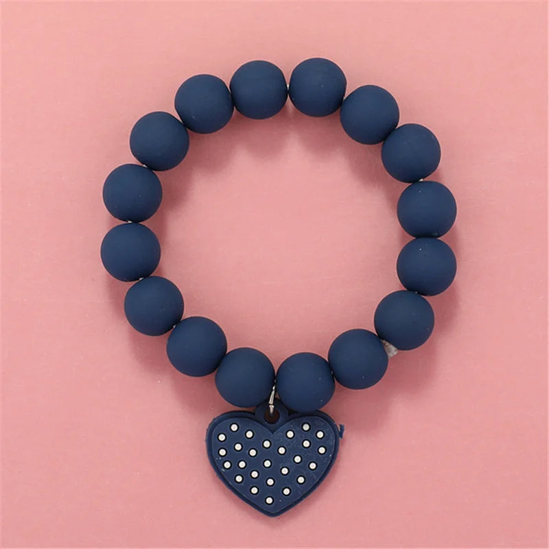 Makersland Cute Popcorn beads Bracelet Friendship Glass Bracelets For Girls Star Moon Cloud Flower Jewelry Accessories Wholesale