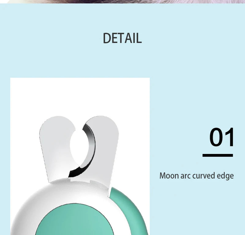 Professional Pet Nail Clipper LED Light Pet Nail Clipper Claw Grooming Scissors for Cats Small Dogs Scissors Cat Accessories