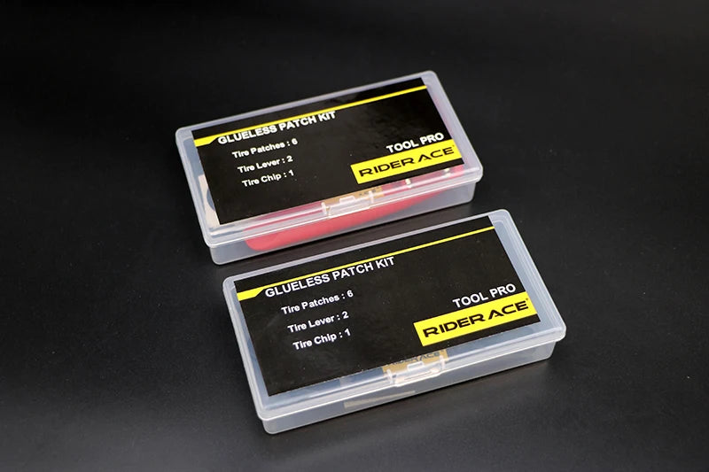 Bicycle Glueless Chip Patches Kit Tyre Tire Lever Wheel Repair Tool MTB Mountain Bike Road Inner Tire Piece Cycling Accessories